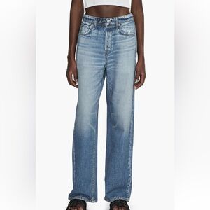 rag & bone Miramar Wide Leg Cotton Terry Sweatpant Jeans - Size XXS Noosa